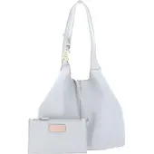Coccinelle Leren schoudertas C-Easy Shopper Snow Lichtblauw