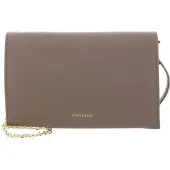 Coccinelle Leren koppeling schoudertas Dandy Mini Bag Warm Taupe
