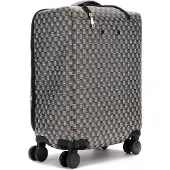 GUESS trolley Follie 18 In 8-Wheeler Black Logo zwart 52cm