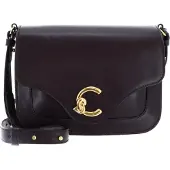 Coccinelle Leren schoudertas C-Me Calf Crossbody Bag Prune donkerpaars