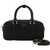 Seidenfelt Manufaktur handtas schoudertas Arvaja Bowling Bag Black zwart