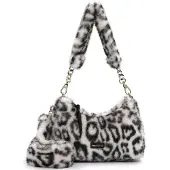 Tamaris schoudertas Gerta Bucket Bag Ecru wit