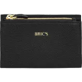 Bric's Leren portemonnee Gondola Fioraliso Wallet Black zwart