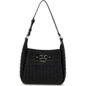 GUESS schoudertas Nadira Hobo Bag Black zwart