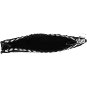 Abro kaarthouder Leather Dalia Wallet Black / Nickel zwart