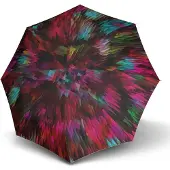 Knirps paraplu T.200 Medium Duomatic Fashion Peacock Red kleurrijke
