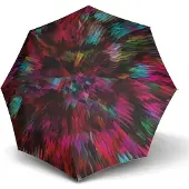 Knirps paraplu T.760 Stick Automatic Fashion Peacock Red kleurrijke