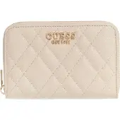 GUESS portemonnee Isemay SLG Medium Zip Wallet Cream White crème