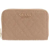 GUESS portemonnee Isemay SLG Medium Zip Wallet Pale Mocha beige