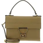 Coccinelle Leren handtas schoudertas Arlettis Handbag Seagrass kaki