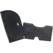 Golden Head Leren kaarthoes Neon RFID Protect Kartenetui (verschraubt) 4457 Schwarz zwart