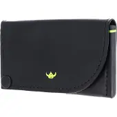 Golden Head Leren kaarthoes Neon RFID Protect Kartenetui (verschraubt) 4457 Schwarz zwart