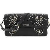GUESS schoudertas Sadie Flap Shoulder Bag Black zwart