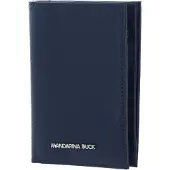 Mandarina Duck Leren Portemonnee Mellow Urban Wallet Avio Donkerblauw