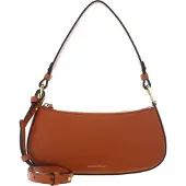 Coccinelle Leren schoudertas avondtas Merveille Mini Bag Crab Lichtbruin