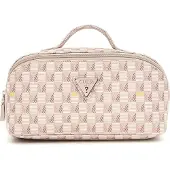 GUESS Toilettas G Wave Large Cosmetic Travel Bag Blush Logo Roze