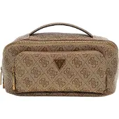 GUESS Toilettas Milano Beauty Case With Handle Beige / Brown