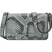 Liebeskind berlin Leren Schoudertas Portemonnee Snake Sina Crossbody Salt Blue Blauw
