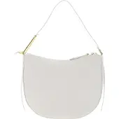 Coccinelle Leren Schoudertas Priscilla Handbag Grained Leather Coconut Milk Crème
