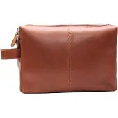 Esquire Toilettas Dallas Cosmetic Bag Brown Bruine