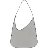 Coccinelle Leren Schoudertas Zelda Shoulderbag Grained Leather Gelso Beige