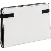 Liebeskind berlin Leren Kaarthoes Paper Bag Carter Cardholder Cream White Wit