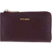 PICARD Leren portemonnee Calais 1 Wallet Vino (rood)paars