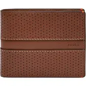 Fossil Portemonnee Sport Tourer Coin Pocket Bifold Brown Bruine
