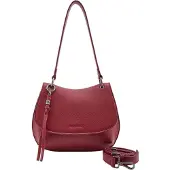 Fredsbruder schoudertas handtas My Bestie Small Saddle Real Red rood