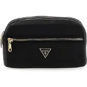 GUESS toilettas accessoiretas Double Zip Black zwart
