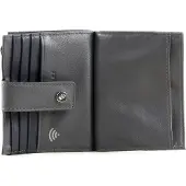 Mandarina Duck Leren Kaarthouder Downtown Credit Card Holder Iron Gate Donkergrijs