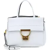 Coccinelle Leren handtas schoudertas Arlettis Handbag Snow Lichtblauw