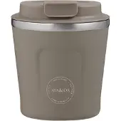 Aya & Ida AYA&IDA - CUP2GO - koffiebeker - coffee to go - reisbeker - meenemen - 240ml - Driftwood NIEUW