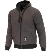 Merlin Hamlin Hydro waterdichte motorfiets zip-trui, grijs, maat S