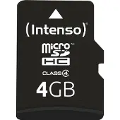 Intenso - Flashgeheugenkaart (Adapter voor microSDHC naar SD inbegrepen)
