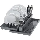 Tontarelli Dish Drainer With Tray 44 7x30x53x88 Cm Bella Zilver