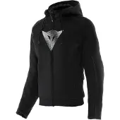 Dainese Daemon-X veiligheids-zip hoodie voor dames, motorfiets, zwart, maat 46