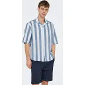 Only & Sons Overhemd 'ONSTes' opaal / wit