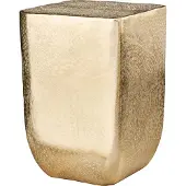 Invicta Design bijzettafel UNIT 45cm goud gehamerd handgemaakt metaal aluminium - 42733
