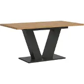 Ebuy24 Uitschuifbare Eettafel Motion Emob - Artisan Spaanplaat - 150-190x76x90 Cm - Grijs