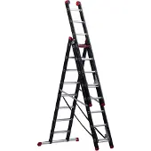 Altrex Mounter ZR 3055 Reformladder - Aluminium - 3 X 8 Sporten - 6,2m - Met Stabiliteitsbalk