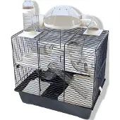 Gebr. De Boon Interzoo hamsterkooi Rocky plus zwart/zwart Interzoo