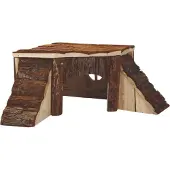 Beeztees Knaagdierhuisje Hoek Forest Naturel 35 X 35 X 16 Cm