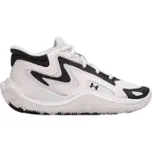 Under Armour GS JET '25 Basketbalschoen Wit | 36.5