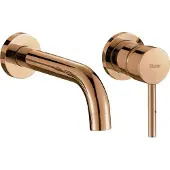REA Lungo Rose Gold + Box - Inbouw Wastafelkraan - Rosé Goud