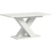 Ebuy24 Uitschuifbare Eettafel Motion Emob - Spaanplaat - 150-190x76x90 Cm - Wit