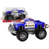 Leantoys Politieauto pick-up Blauw off-road politievoertuig