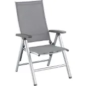Kettler Cirrus multifunctionele fauteuil aluminium/buitenstof