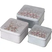 Boltze B. 3-delige set vierkante Magnus geschenkdozen - 2024392