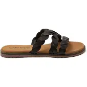 Lazamani Slippers Dames Zwart Leer Maat 37
